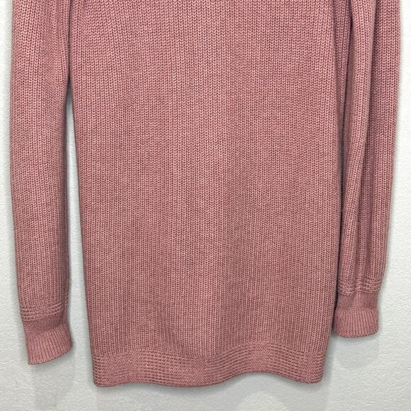 Ralph Lauren Sweater Womens Medium Pink Shawl Collar Cardigan Cotton Cashmere - Picture 8 of 8